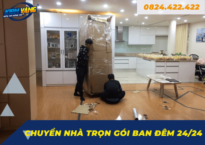 Dịch vụ chuyển nhà trọn gói ban đêm 24/24 Kiến Vàng