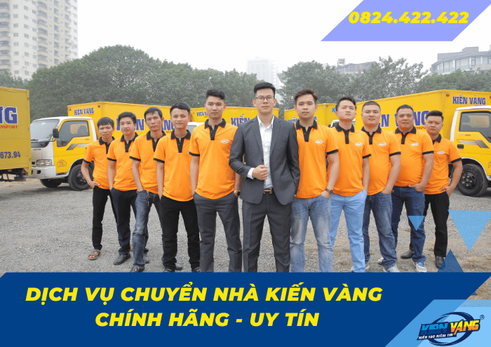 Dịch vụ chuyển nhà Kiến Vàng Chính hãng - Uy tín