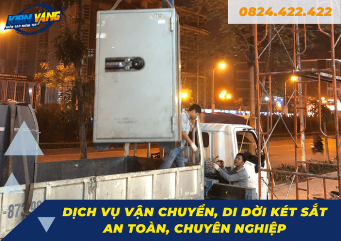 Dịch vụ vận chuyển, di dời két sắt an toàn, chuyên nghiệp